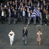 Лондон 2012, церемония открытия Олимпийских Игр, парад команд: Греция