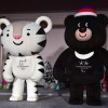 Пхёнчхан 2018: талисман Олимпийских игр 2018 белый тигр Сухоран и талисман Паралимпиады-2018 гималайский медведь Бандаби