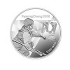 Пхёнчхан 2018: олимпийские монеты. Серебряная монета из серии зимних видов спорта. Корея / Номинал: 5,000 вон / Год выпуска: 2016 / Серебро 99.9% / Вес: 15.55 г / Размер: 33 мм / Тираж: 200 000 шт (все восемь видов).