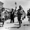 Лондон 1948: эстафета олимпийского огня по города Бари (Италия)