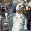 Лиллехаммер 1994: известный норвежский горнолыжник Атле Скардаль (Atle Skårdal) на первом этапе эстафеты Олимпийского огня