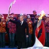 Церемония встречи Олимпийского огня Сочи 2014 на Красной площади