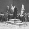 1932 год, Лейк-Плесид: Президент МОК Анри де Байе-Латур объявляет о закрытии III зимних Олимпийских Игр.