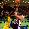 Пекин 2008-Олимпийские Игры-Баскетбол: латвийские баскетболистки в сложнейшей борьбе в матче группового раунда выиграли у сборной Бразилии с результатом 79:78.