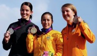 Колумбийская велогонщица Пахон завоевала золото Игр в дисциплине BMX