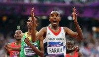 Британец Мо Фара победил на Олимпиаде в Лондоне в беге на 5000 метров