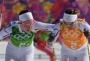 Шведские лыжницы одержали победу в эстафете на Олимпийских играх