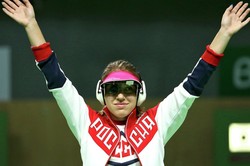 Виталина Бацарашкина — серебряный призер Рио-2016 в стрельбе из пневматического пистолета