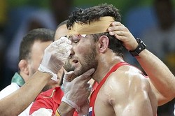 Российский борец Аниуар Гедуев — серебряный призер Рио-2016 в категории до 74 кг