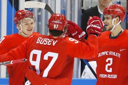 Сборная России по хоккею выиграла у команды США и заняла первое место в группе В олимпийского турнира