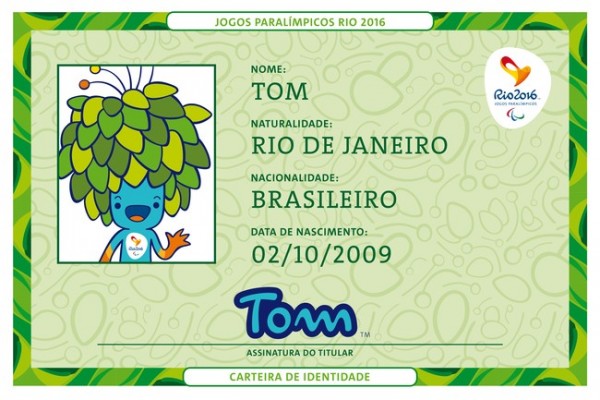 В ходе голосования талисман Паралимпийских игр Рио 2016 получил имя Том