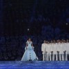 Сочи 2014: церемония открытия Олимпийских игр. Анна Нетребко исполняет «Олимпийский гимн»