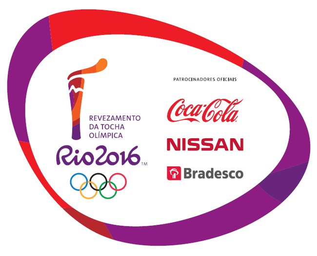 Рио-де-Жанейро 2016: Лого Эстафеты Олимпийского огня