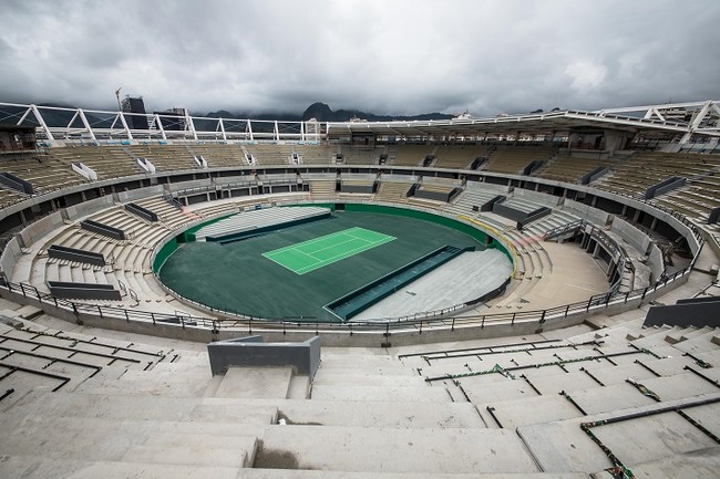 ноябрь 2015 года. Рио 2016, олимпийские объекты: Теннисный центр