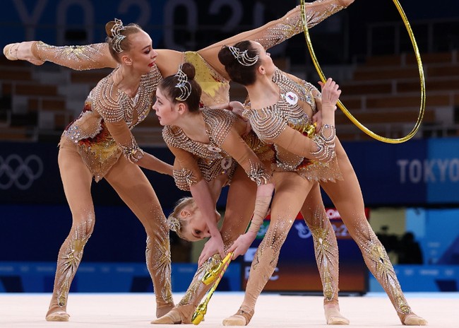 Российские гимнастки стали серебряными призёрами Олимпийских игр в групповом многоборье