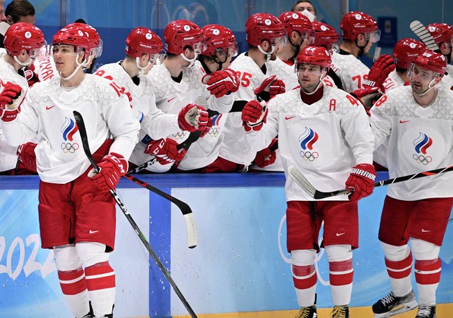 Мужская сборная России по хоккею со счетом 2:0 победила датчан на Олимпиаде-2022 в Пекине