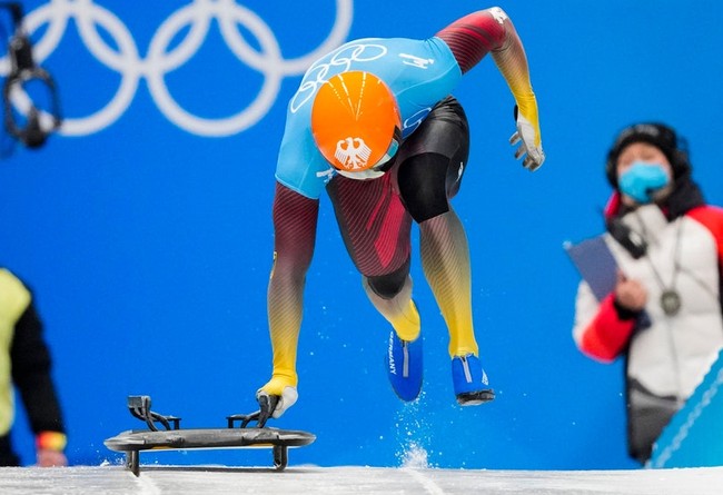 Немецкий скелетонист Гротхер — Олимпийский чемпион Пекина-2022, Третьяков — четвёртый