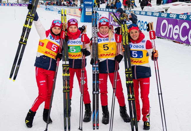 Российские лыжницы — чемпионки Олимпийских игр 2022 в эстафете