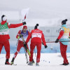 Российские лыжники - чемпионы Олимпийских игр 2022 в мужской эстафете