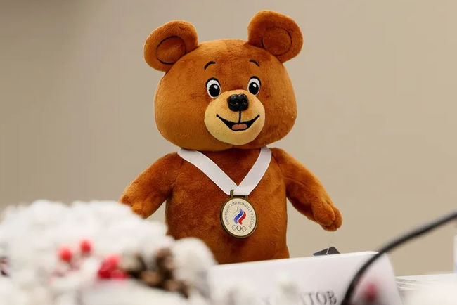 Талисман Олимпийской сборной России Мишка
