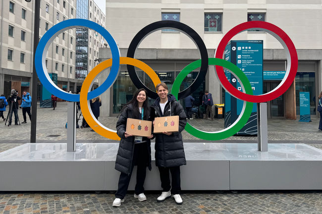 Фигуристы Эллисон Рид и Саулюс Амбрулевичюс стали знаменосцами Литвы на церемонии открытия Олимпиады-2026