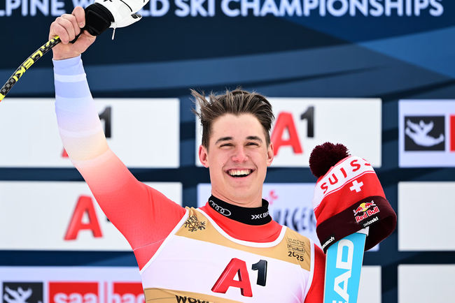 Швейцарский горнолыжник Франьо фон Алльмен&nbsp;— олимпийский чемпион 2026&nbsp;года в скоростном спуске