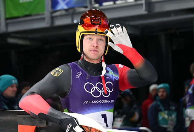 Немец Макс Лангенхан выиграл соревнования в санях-одиночках на Олимпиаде-2026, россиянин Репилов&nbsp;— 14-ый