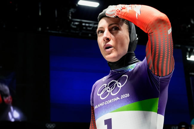 Австрийка Жанин Флок завоевала золото Олимпийских играх 2026 года в скелетоне Австрийка Жанин Флок завоевала золото Олимпийских играх 2026 года в скелетоне