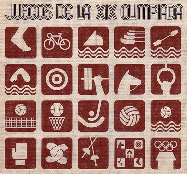 Пиктограммы Мехико 1968