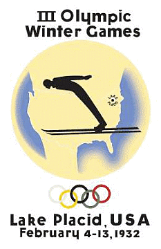 Логотип, эмблема Олимпийских Игр Лейк Плесид 1932