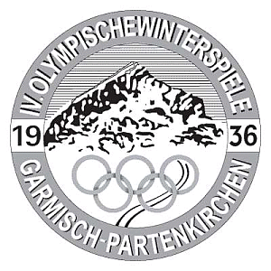 Логотип, эмблема Олимпийских Игр Гармиш Партенкирхен 1936