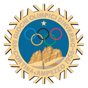 Логотип, эмблема Олимпийских Игр Кортина д`Ампеццо 1956