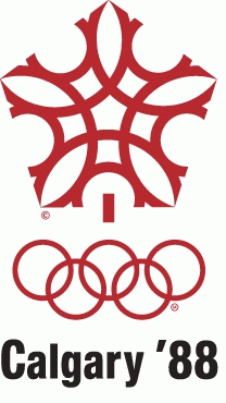 Логотип, эмблема Олимпийских Игр Калгари 1988