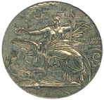 Афины 1896: памятная медаль, медаль участника Олимпийских Игр