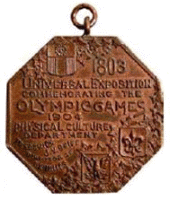 Сент Луис 1904: памятная медаль, медаль участника Олимпийских Игр