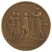 Антверпен 1920: памятная медаль, медаль участника Олимпийских Игр
