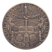 Амстердам 1928: памятная медаль, медаль участника Олимпийских Игр
