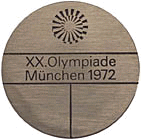 Мюнхен 1972: памятная медаль, медаль участника Олимпийских Игр