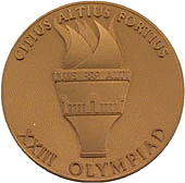 Лос Анджелес 1984: памятная медаль, медаль участника Олимпийских Игр