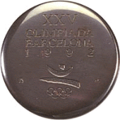 Барселона 1992: памятная медаль, медаль участника Олимпийских Игр