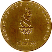 Атланта 1996: памятная медаль, медаль участника Олимпийских Игр