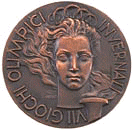 Кортина д`Ампеццо 1956: памятная медаль, медаль участника Олимпийских Игр