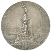 Антверпен 1920: Олимпийская медаль