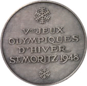 Санкт Моритц 1948: Олимпийская медаль
