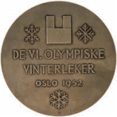 Осло 1952: Олимпийская медаль