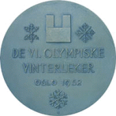 Осло 1952: Олимпийская медаль