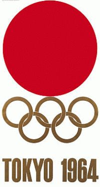 Олимпийский постер, плакат Токио 1964