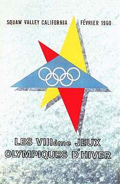 Олимпийский постер, плакат Скво Велли 1960