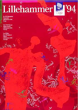Олимпийский постер, плакат Лиллехаммер 1994