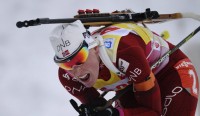 Норвежка Бергер победила в спринте на этапе Кубка мира по биатлону
